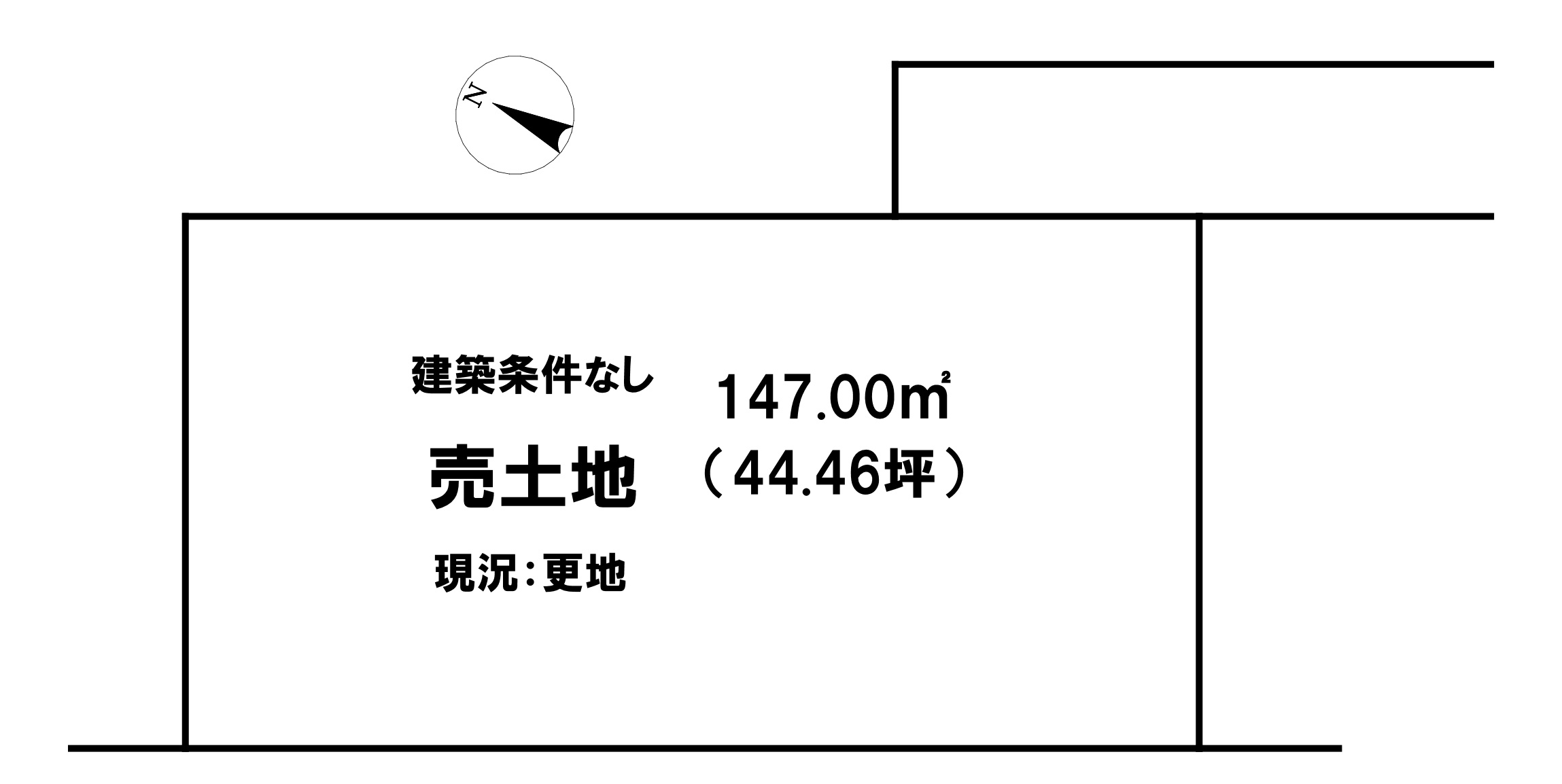 宇都宮市東岡本町740-104の土地図