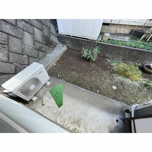 ステラハウスB棟のバルコニー