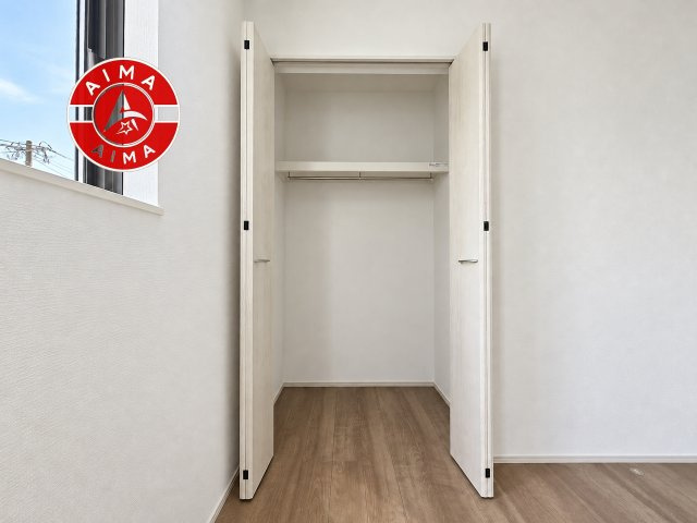 古賀市千鳥2丁目第1-2棟（B号棟）の収納|収納には困りません。
