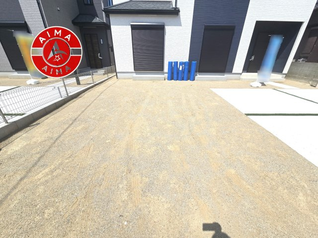 古賀市千鳥2丁目第1-2棟（B号棟）の外観|お庭で自由な時間を過ごせます。