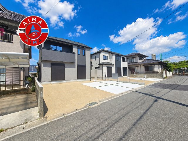 古賀市千鳥2丁目第1-2棟（B号棟）の前面道路含む現地写真|見学の時間などお気軽にお問い合わせ下さい。