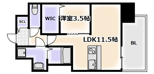 【間取り】 | Alivis浪速東SoL TERRACE