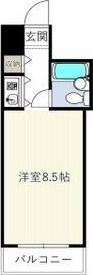 朝日プラザ西天満の間取り