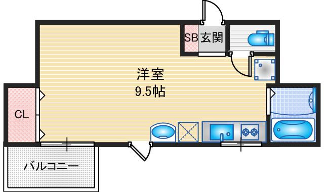 レストフォルム茨木の間取り