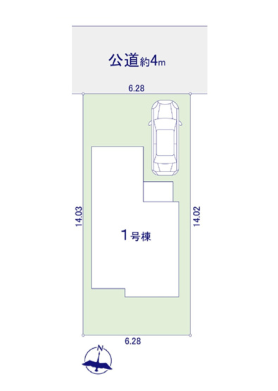 【区画図】 | ご家族様のプライベート空間が確保できる素敵な間取りです。また敷地ゆったりですので、おうち時間を楽しむのにもぴったりですね♪