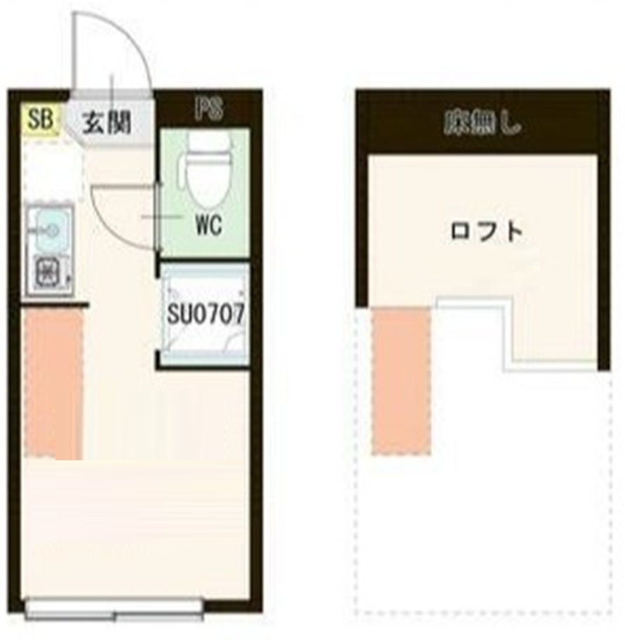 Ｌｕａｎａ蒲田の間取り|間取りです。