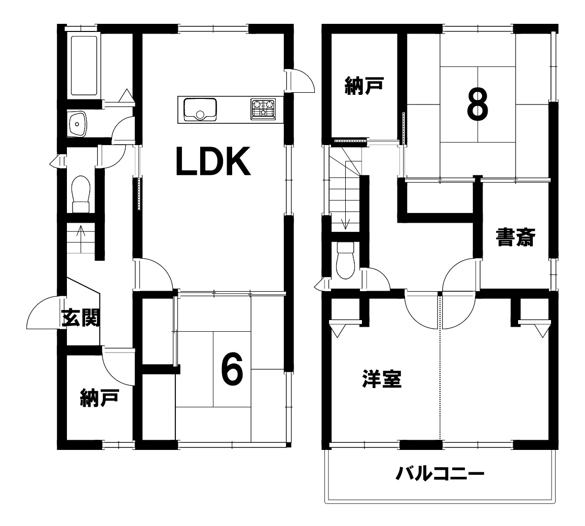 真岡市寺内1595-3の間取り