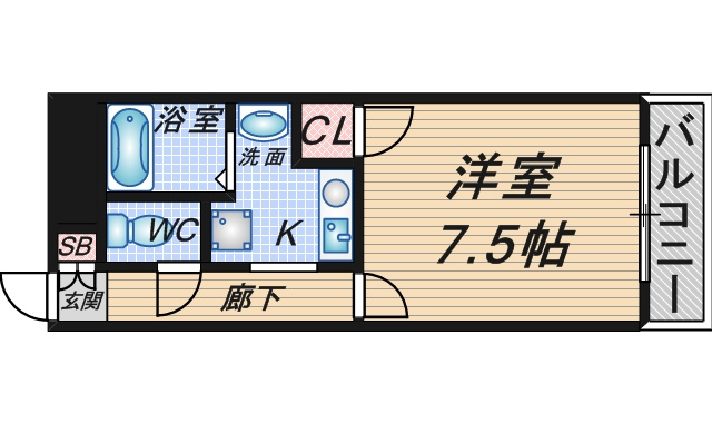 サンワード浜の間取り
