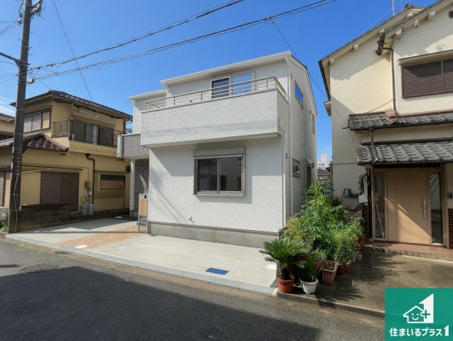 加古川市尾上町安田　新築一戸建ての外観|お客様に長く安心して住んでいだだける事にこだわった家づくり！住んでからのアフターサービスにもしっかりと取り組んでいます！