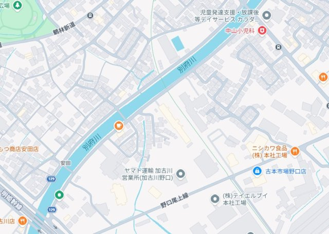 加古川市尾上町安田　新築一戸建ての地図