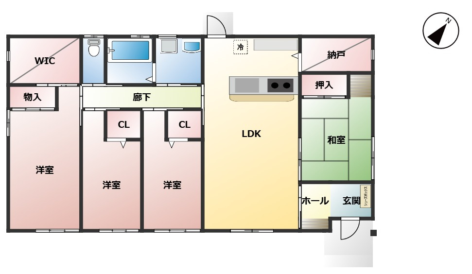 防府市高井土地建物の画像