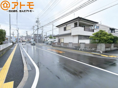 【前面道路含む現地写真】 | 島田市中溝第2　新築戸建　全1棟