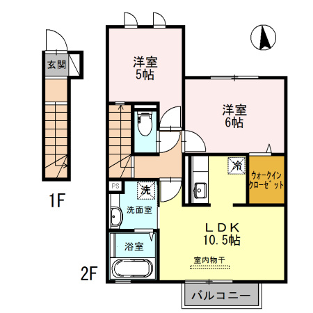 D-roomシルクマムの間取り