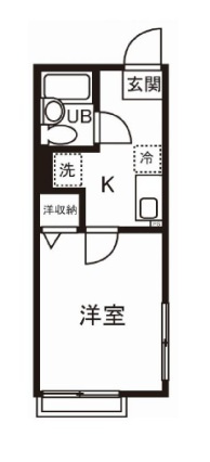 シティハイム　パークの間取り