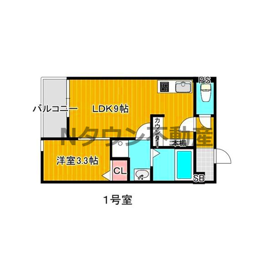 【間取り】 | Loisir志賀本通(ロワズィールシガホンドオリ) | 間取りです。