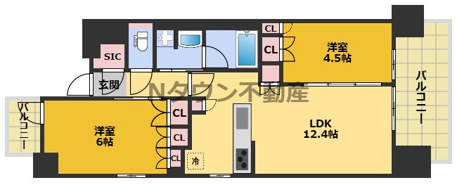 【間取り】 | オーパスレジデンス名古屋ステーション | 間取りです。