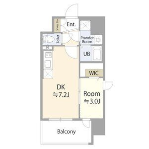 名古屋市東区泉２丁目の賃貸マンションの間取り