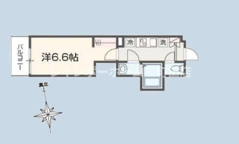 MELDIA高座渋谷４※初期費用分割あと払いサービス利用可能物件の間取り