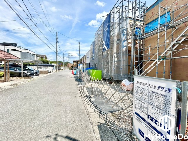 春日井市高山町　7期の前面道路含む現地写真