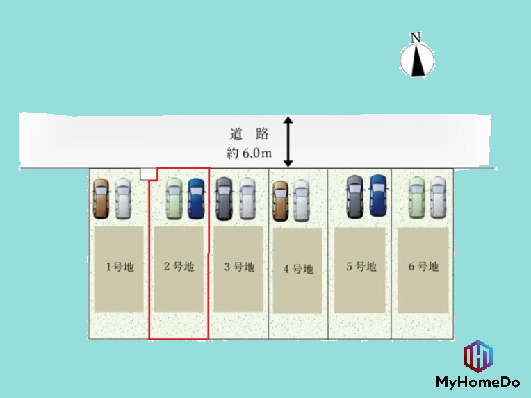 春日井市高山町　7期の区画図