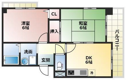【間取り】 | エクリーズ桑津