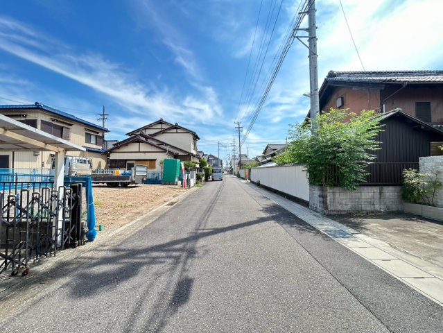 新築戸建　一宮市小信中島　全１区画分譲の前面道路含む現地写真|「現地（2026年8月20日）撮影」　
■前面道路　
■ヤマダ不動産　株式会社リライフ