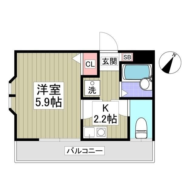 メゾンフェルミエの間取り