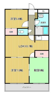 【間取り】 | 春花園弐番館 | 間取りです。