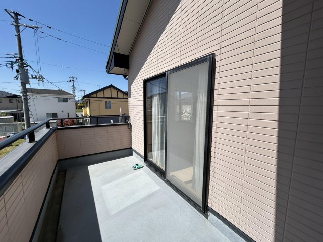 中古戸建　郡山市喜久田町字菖蒲池　喜久田小・喜久田中のバルコニー|【現況販売】