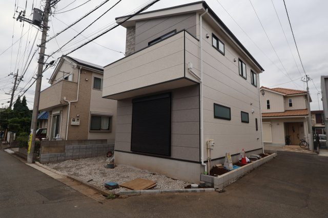 《仲介手数料無料》見沼区堀崎町381-1新築一戸建て‎KEIAI Graceの外観|撮影日 2026年8月30日 16:50 曇り