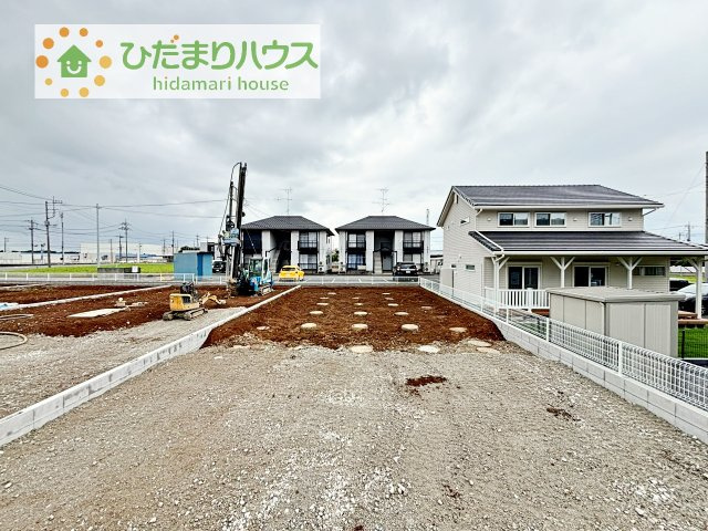 【外観】 | 下妻市下妻丙　新築戸建　4号棟 | お客様をお待たせする事は、御座いません！！
当日のご見学は勿論、いつでも見れます☆彡