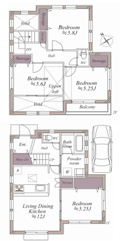 【間取り】 | 鵠沼海岸5丁目中古戸建