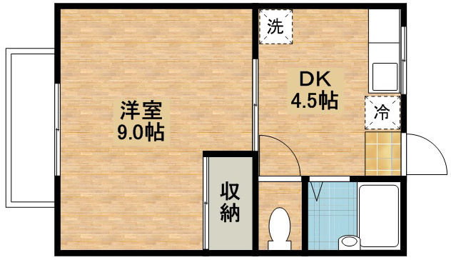 【間取り】 | ミヤエールB