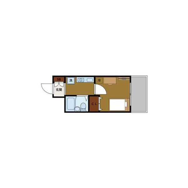 エスリード新大阪第6の間取り