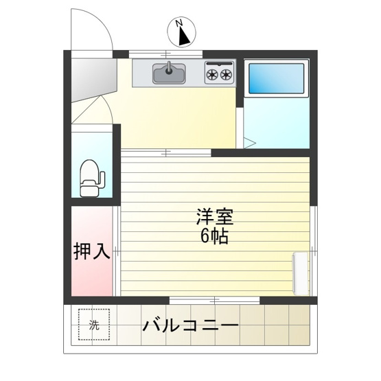 【間取り】 | 泉ハイツー三鷹市中原1丁目ー