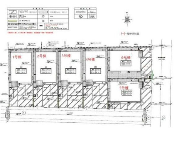 羽田2丁目戸建1号棟の区画図