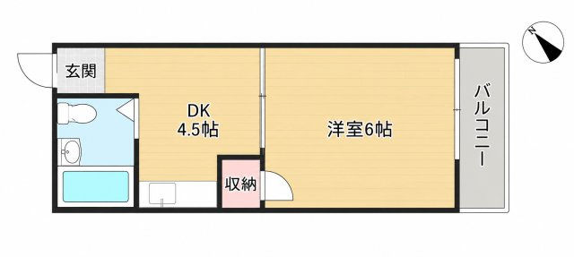 サンハイツ中村の間取り