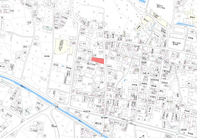 丹波市春日町黒井の売地の地図