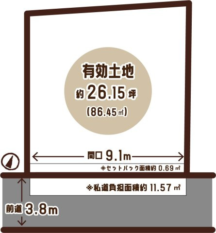 常盤下田町　条件無土地