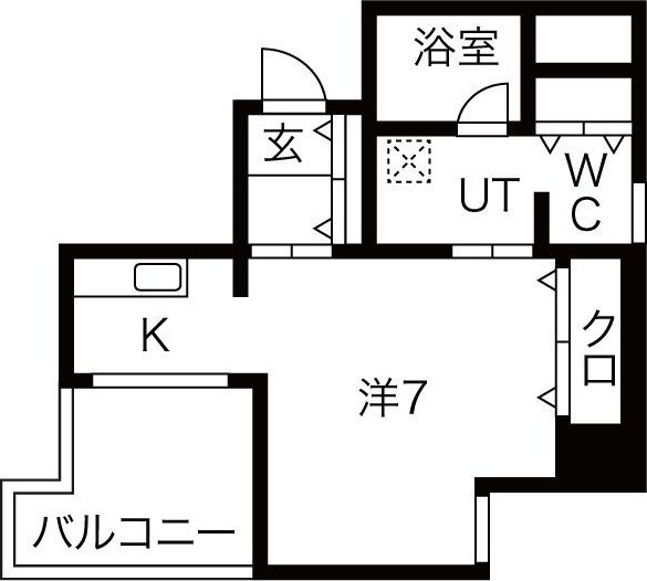 ロイヤルメゾン西天満の間取り