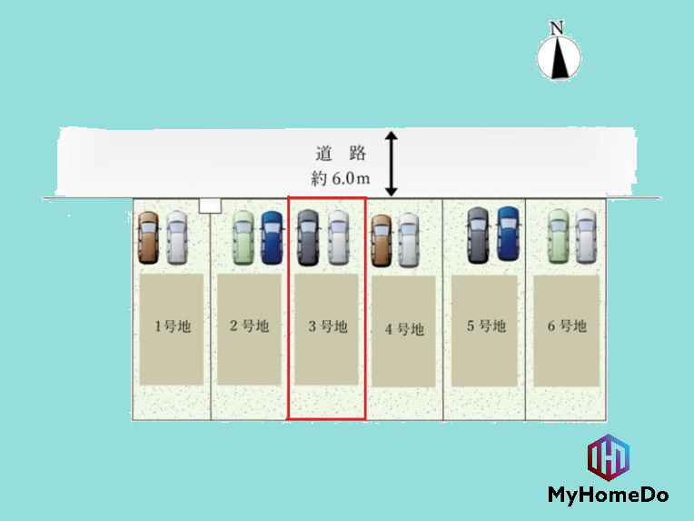 春日井市高山町　7期の区画図