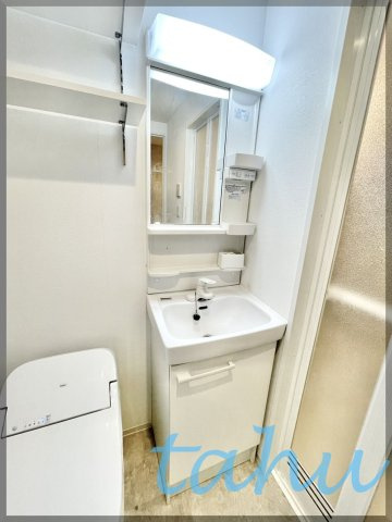 板橋区中丸町の賃貸マンションのトイレ