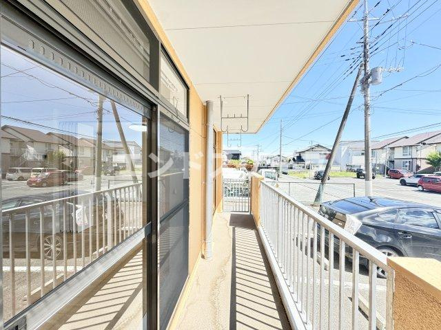 ロビンソンハイツAのバルコニー|高崎、前橋、伊勢崎エリアのお部屋探しはエンドスケープまで！お客様の理想お聞かせ下さい♪