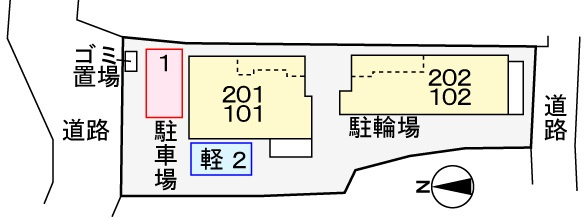 アヌジックK・Kの区画図