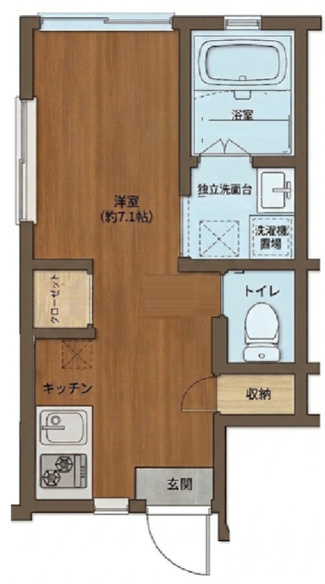 la vie belle 千歳船橋の間取り