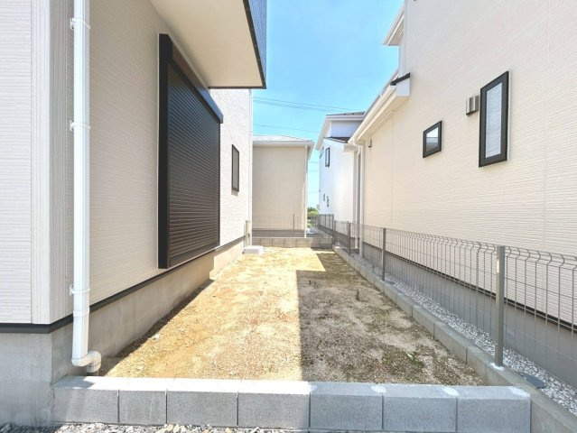 新築戸建　江南市宮後町砂場東　全10区画分譲の庭|立水栓付きのお庭です。