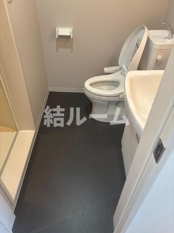 板橋区赤塚３丁目のアパートの玄関