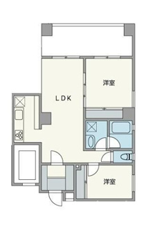 【間取り】 | ＪＵ　ＴＯＷＥＲ　ＦＲＯＮＴ　両国 | 間取りです。