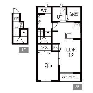 【間取り】 | パークハイム中一の沢