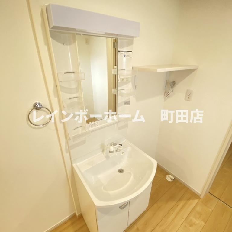 MELDIA上溝※初期費用分割あと払いサービス利用可能物件の洗面所